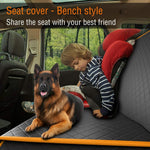 Dog back seat cover